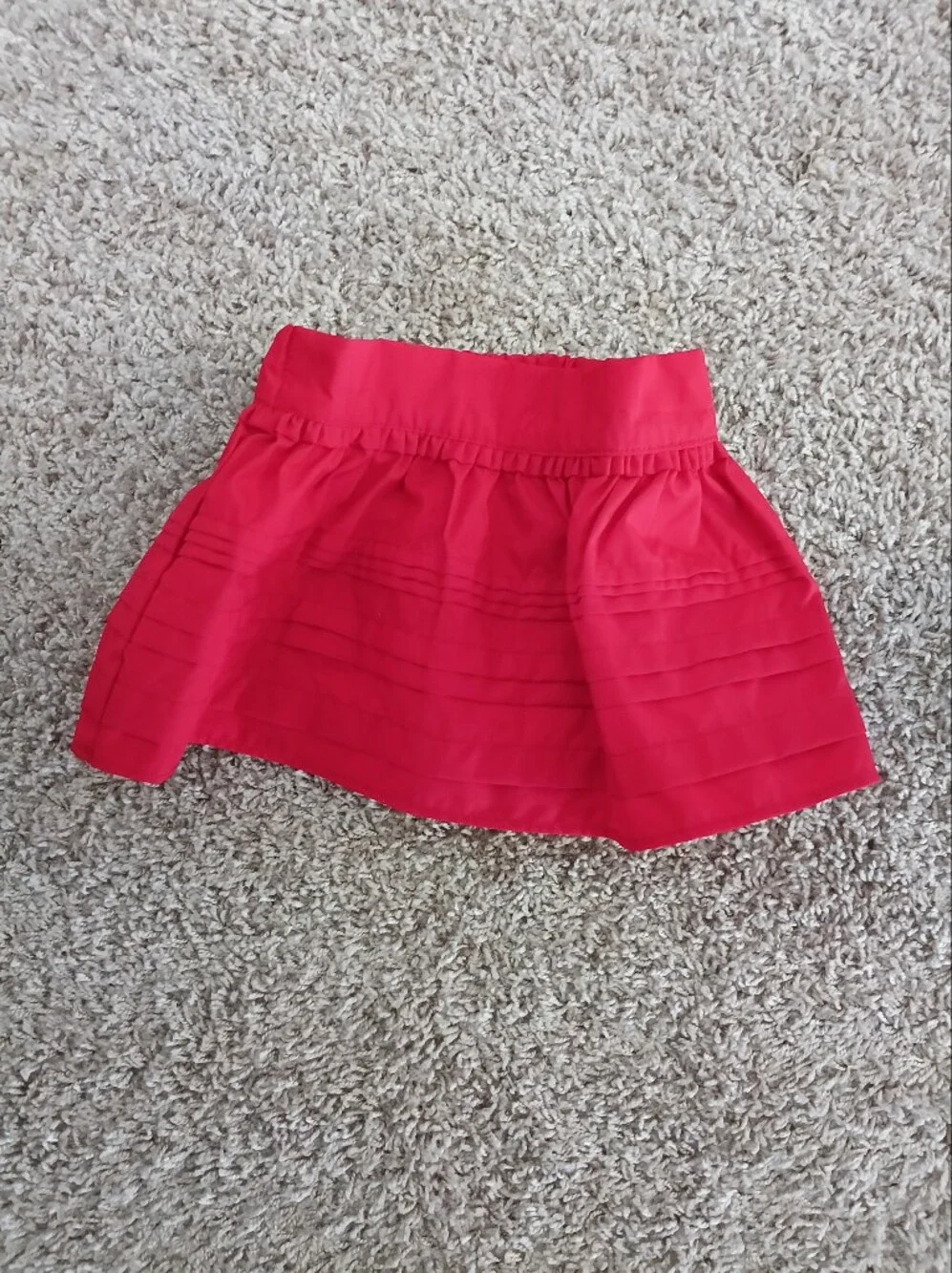 OshKosh‎ B'gosh Cherry Red Tiered Skirt